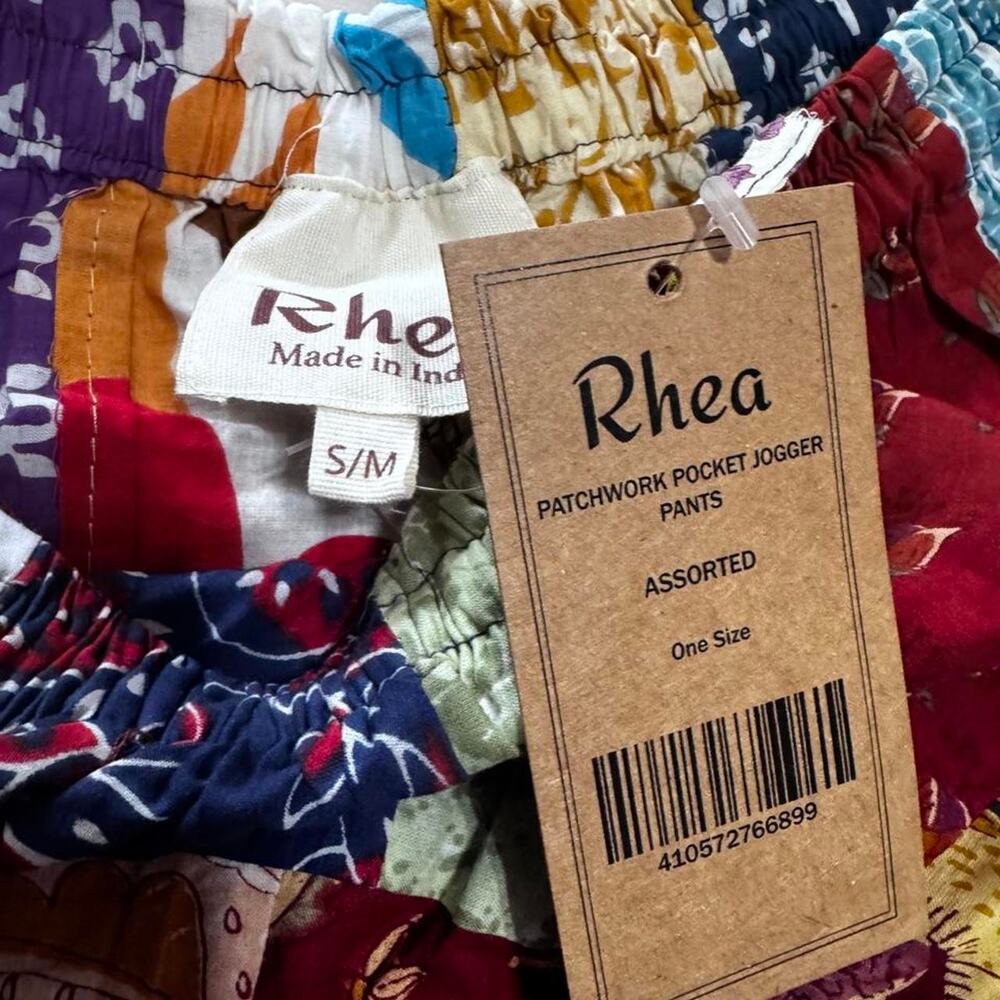 Colorful rhea patchwork jogger pants - Picture 5 of 8